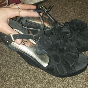 Black Suede Heels